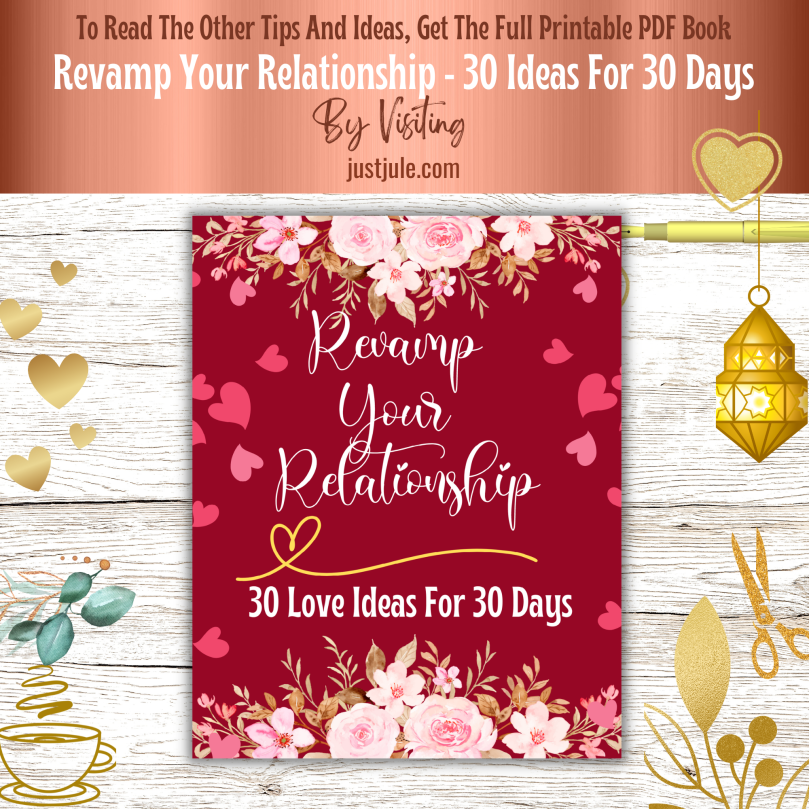 Revamp Your Relationship - 30 Ideas For 30 Days - Printable PDF Book - Pastel Pink